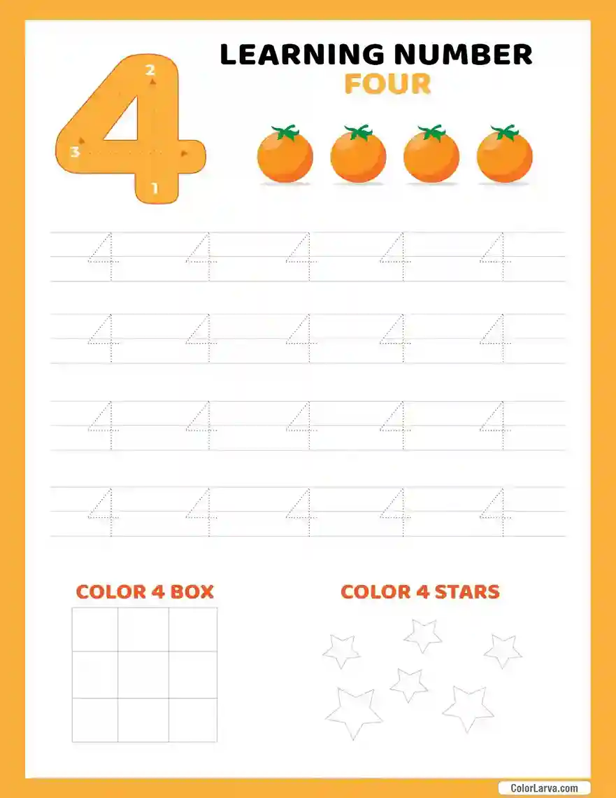 Counting worksheets for preschool and kindergarten 4