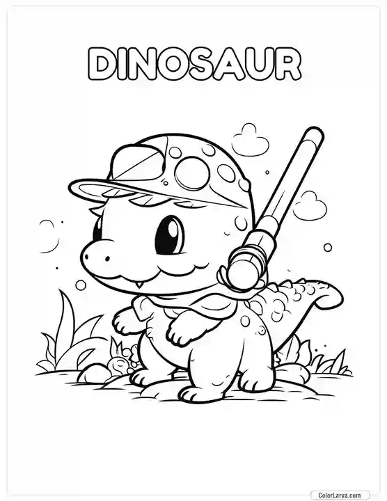 Dinosaur Coloring Pages for Kids Dino 5