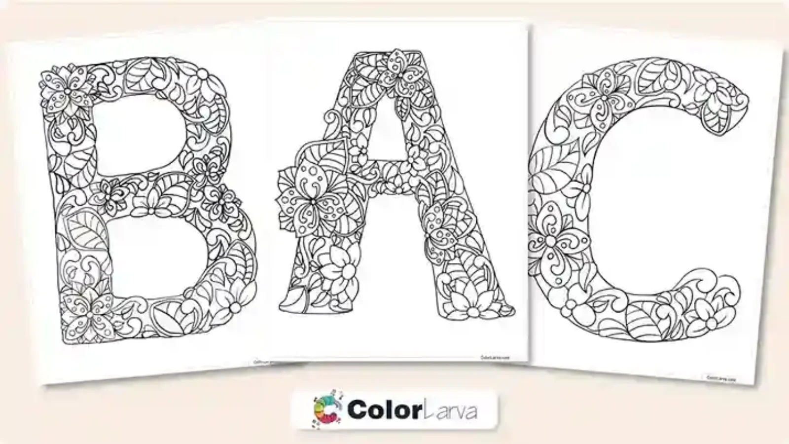 Alphabets Coloring Pages