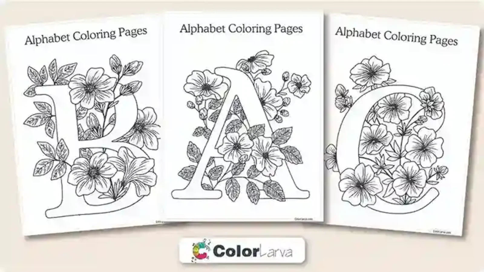 Floral Alphabets