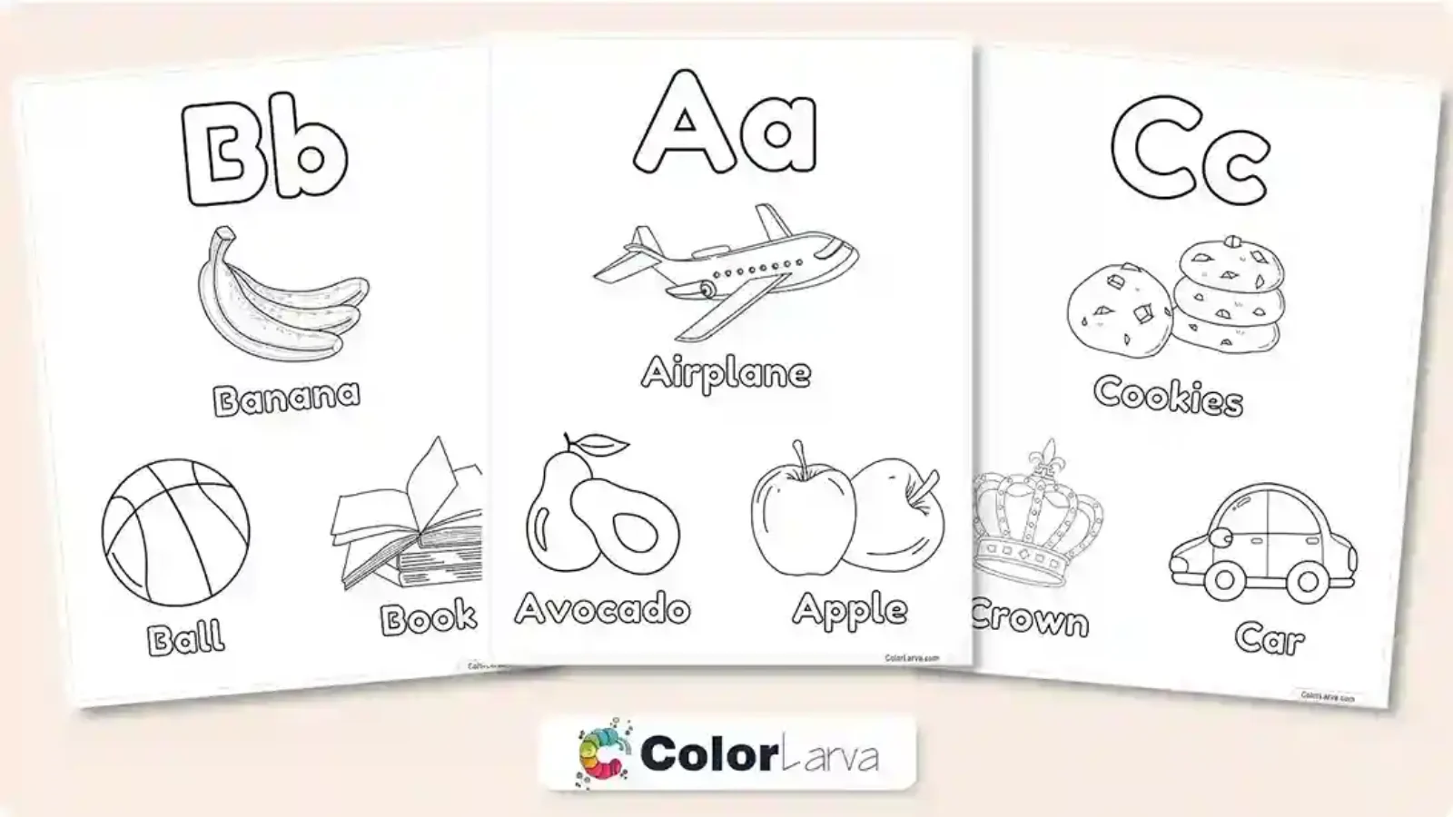 Free Printable Alphabet Coloring Pages for Kids