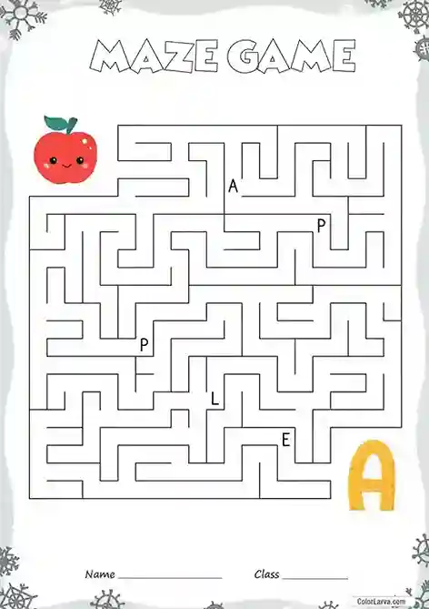 Free Printable Mazes for Kids A