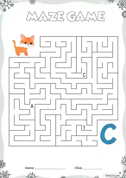 Free Printable Mazes for Kids C