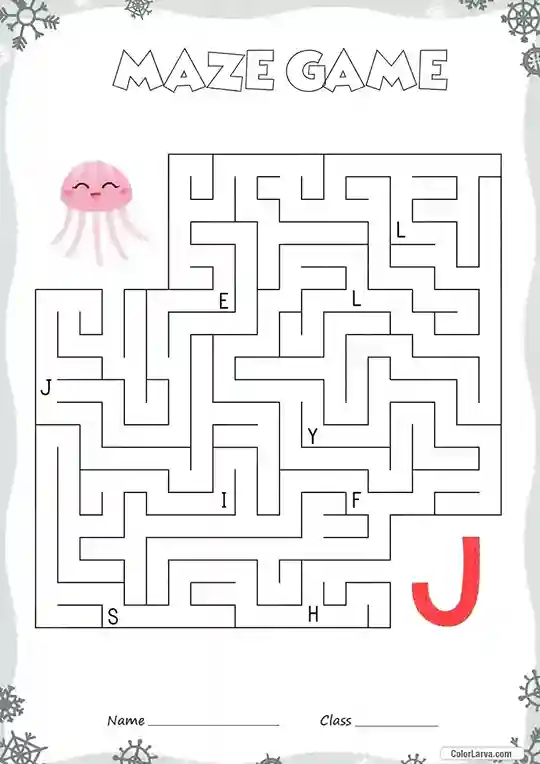 Free Printable Mazes for Kids J