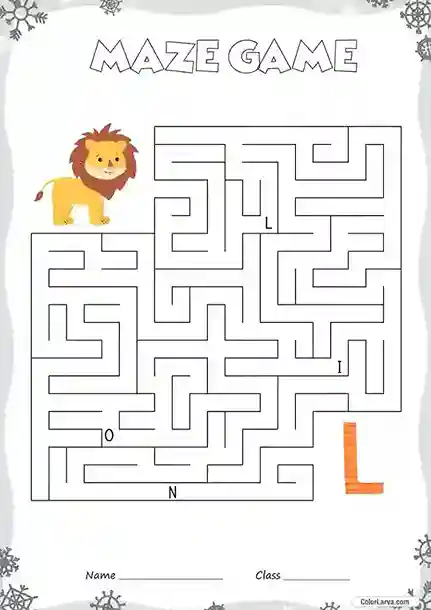 Free Printable Mazes for Kids L