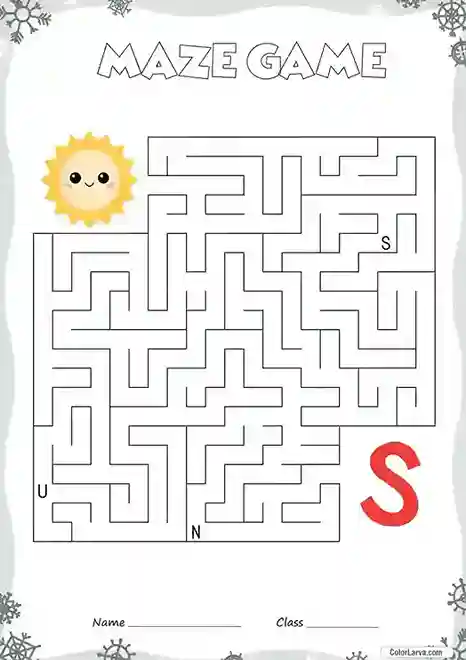 Free Printable Mazes for Kids S