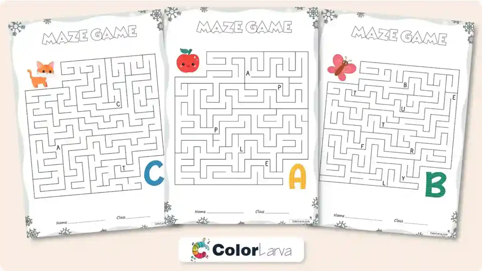 Printable Mazes for Kids