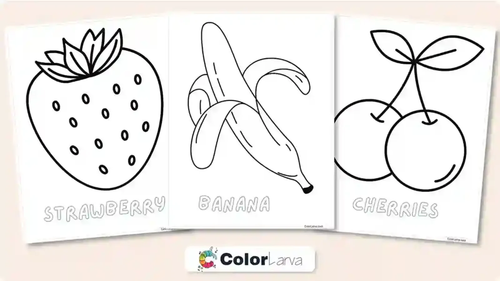 Fruits Coloring Pages