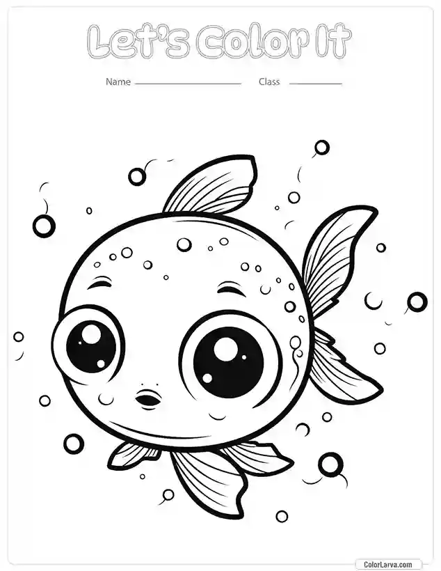 Kawaii Coloring Page 13