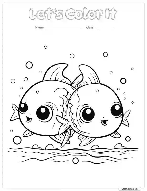 Kawaii Coloring Page 15