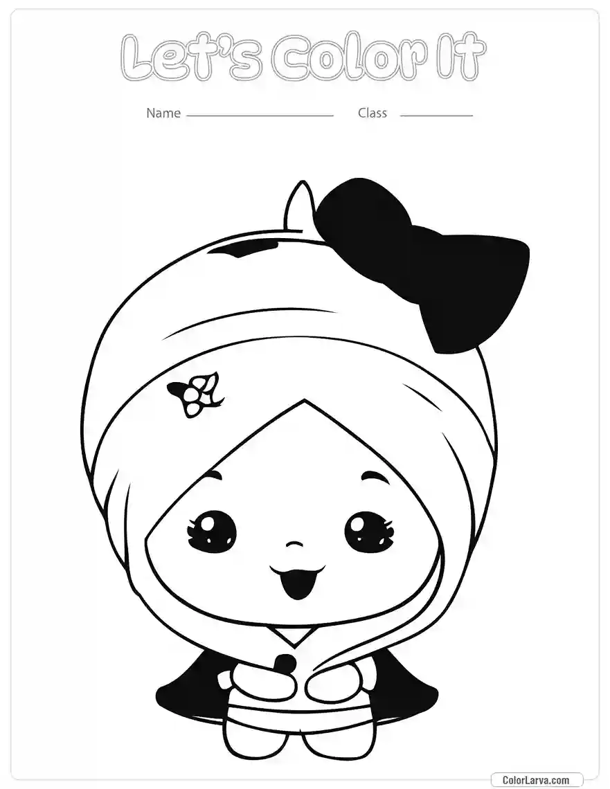 Kawaii Coloring Page 16