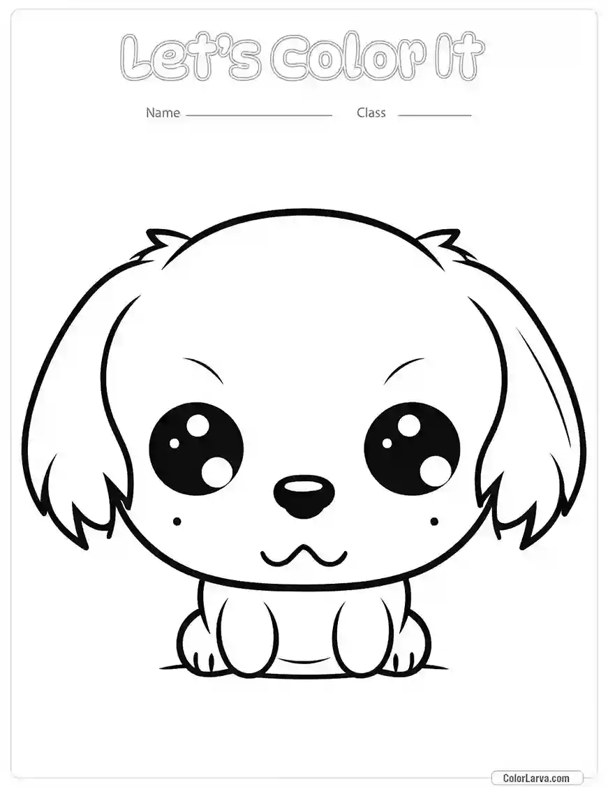 Kawaii Coloring Page 18