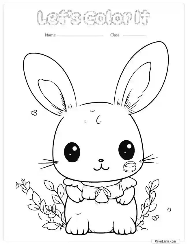 Kawaii Coloring Page 23