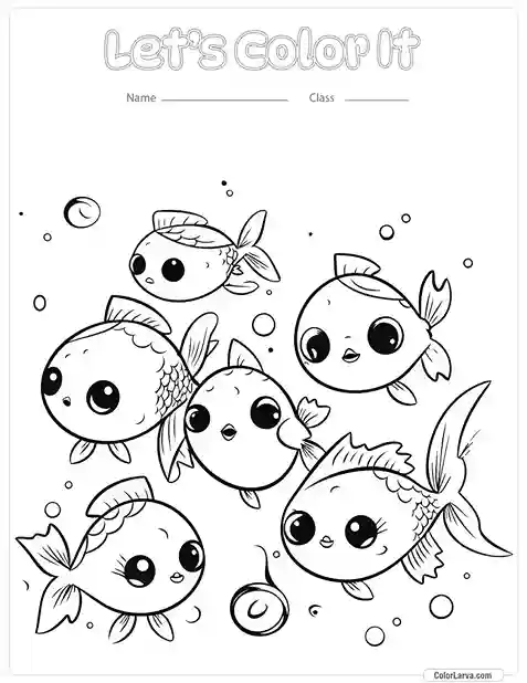 Kawaii Coloring Page 27