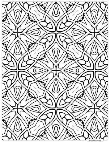 Mandala Coloring indian traditional seamless pattern