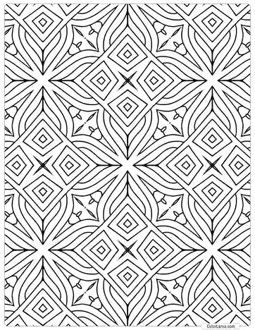 Mandala Coloring indian traditional seamless pattern