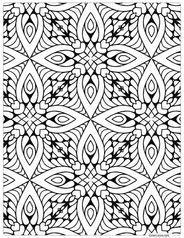 Mandala Coloring indian traditional seamless pattern