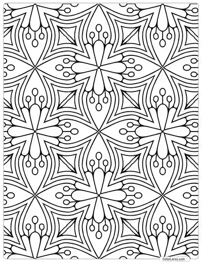 Mandala Coloring indian traditional seamless pattern