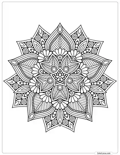 Mandala decorative-round-ornament-anti-stress-therapy-pattern-weave-design-1