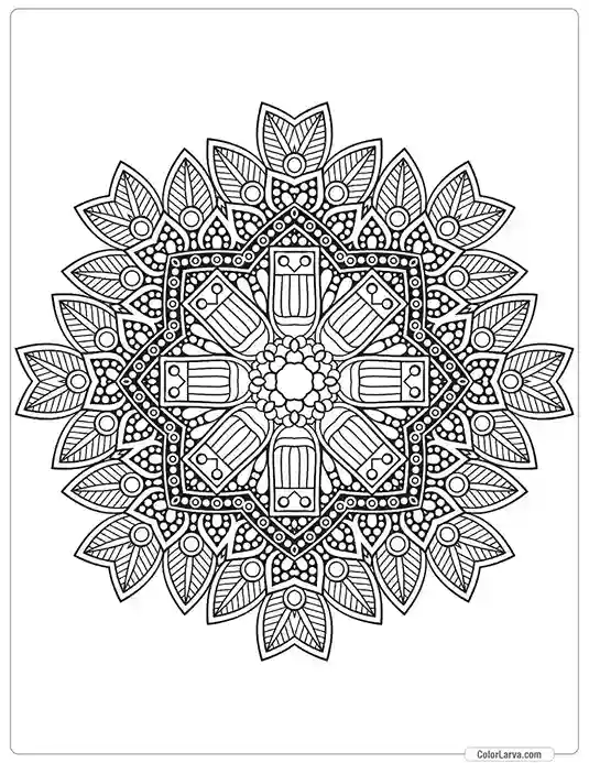 Mandala decorative-round-ornament-anti-stress-therapy-pattern-weave-design-13