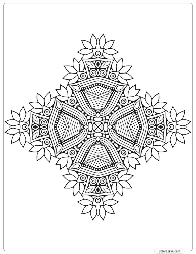 Mandala decorative-round-ornament-anti-stress-therapy-pattern-weave-design-15