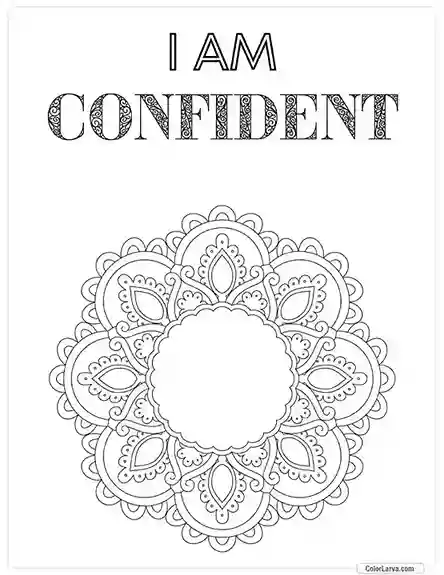 Mindful Mandala Coloring Sheet for Adults 11