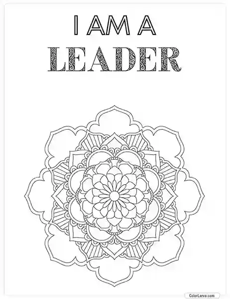 Mindful Mandala Coloring Sheet for Adults 2