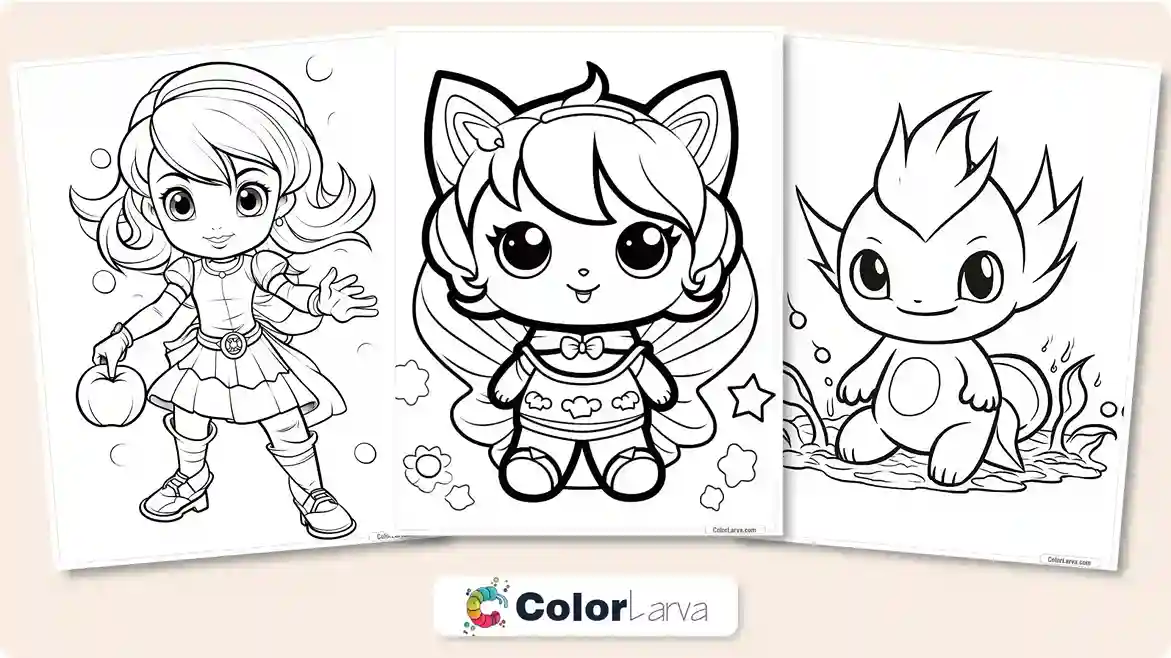 Pokemon Coloring Pages - Thumbnail