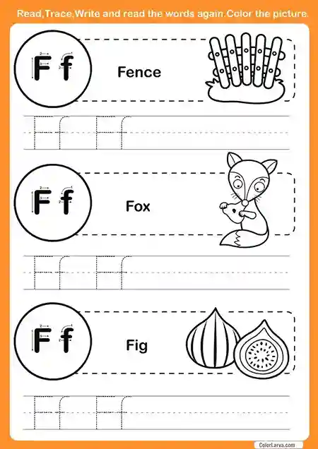 Read Trace Write Worksheet F