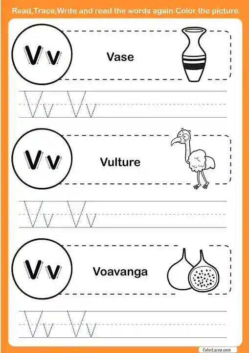 Read Trace Write Worksheet V