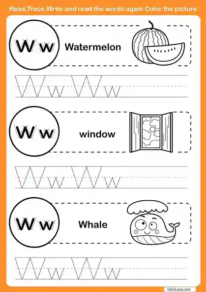 Read Trace Write Worksheet W