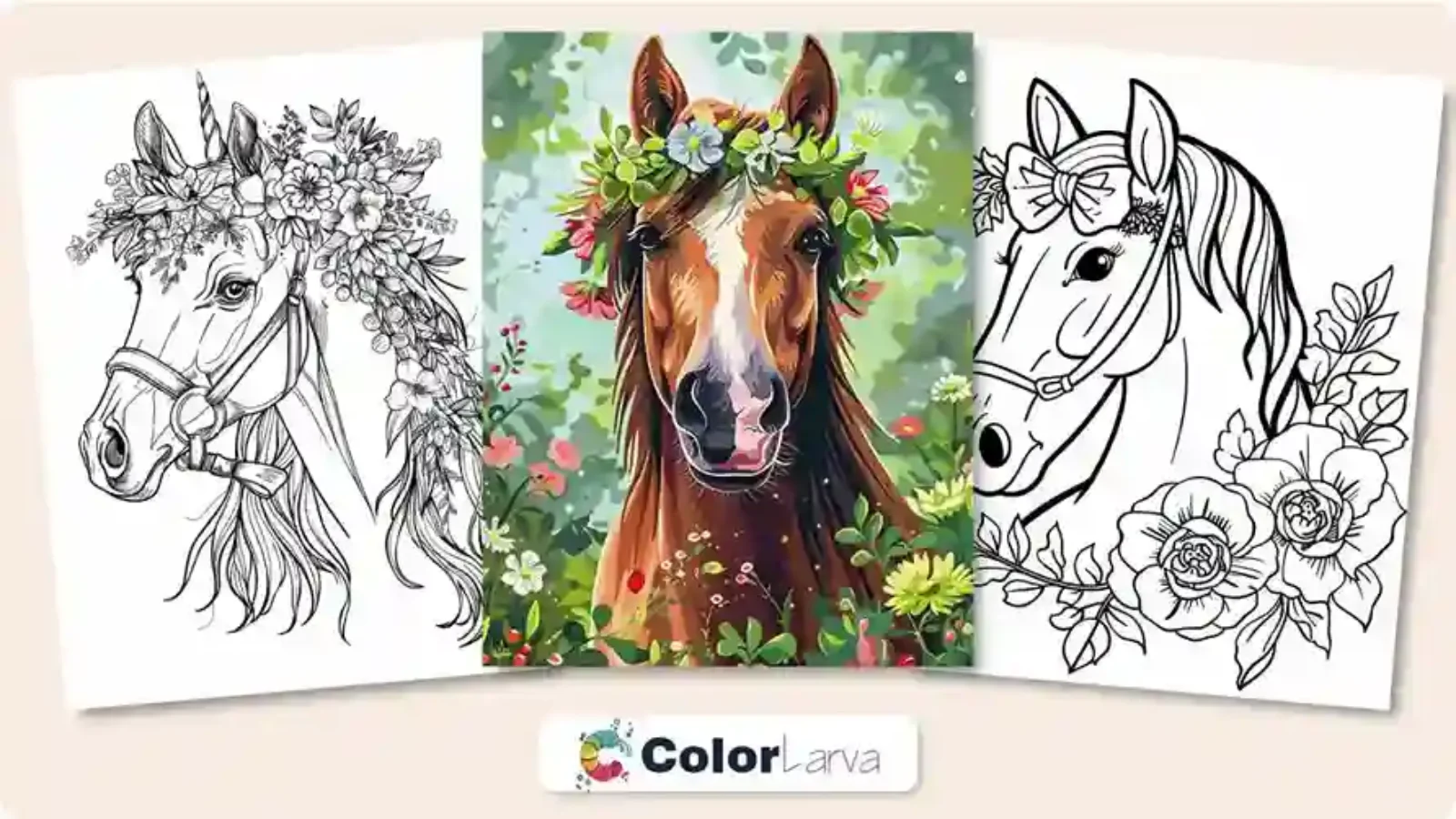 Magic Horse Coloring Pages